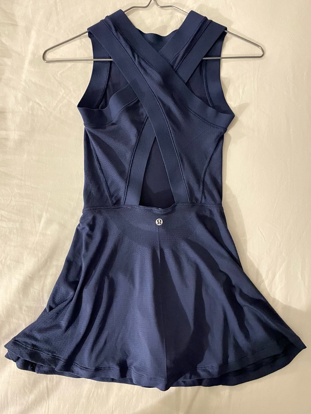 Lululemon Swiftly Tech Cross-Back Tennis Dress Size 2 / XS Night Sea - Picture 4 of 9
